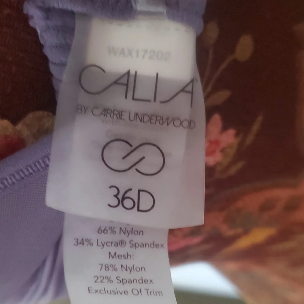 CALIA by Carrie Underwood Lavender Sports Bra - Picture 2 of 7